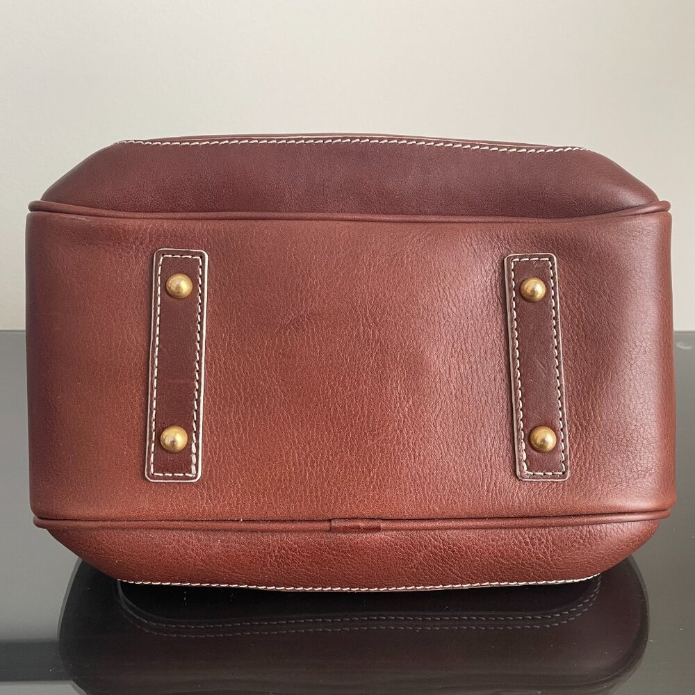 Dooney & Bourke Savannah Florentine Satchel in Chestnut (w/ tags) - Picture 6 of 7